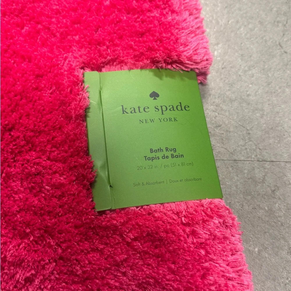 Kate Spade 20X32 Vibrant Pink Bath Mat